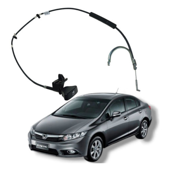 Alavanca Encosto Banco Traseiro Esquerdo Honda Civic 2012 16