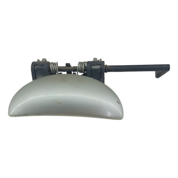 Macaneta Externa Dianteira Direita Peugeot 206 207 2000 2014 Cinza