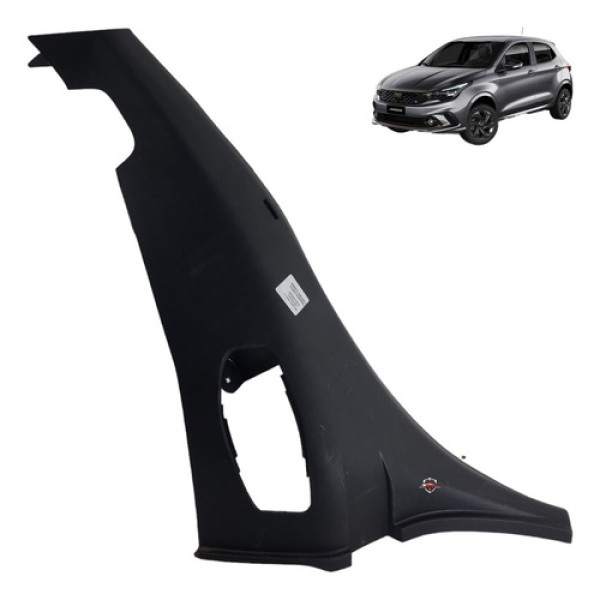 Acabamento Soleira Traseira Esquerda Fiat Argo 2019 Preto