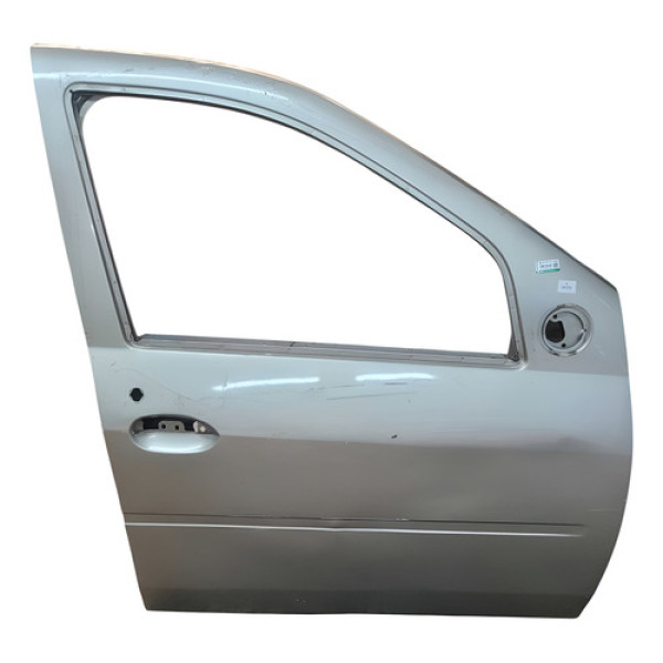 Porta Dianteira Direita Renault Logan 2007 2013 Com Detalhes Dianteira Direita Cinza