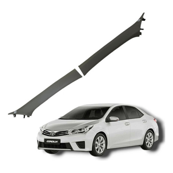 Par Acabamento Coluna Parabrisa Toyota Corolla 2016