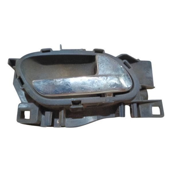 Maçaneta Interna Dianteira Direita Citroen C3 2015 Prateado Dianteira