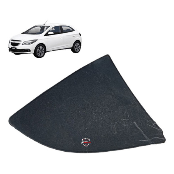 Tampa Maçaneta Interna Traseira Direita Chevrolet Onix 2014 Preto Traseira
