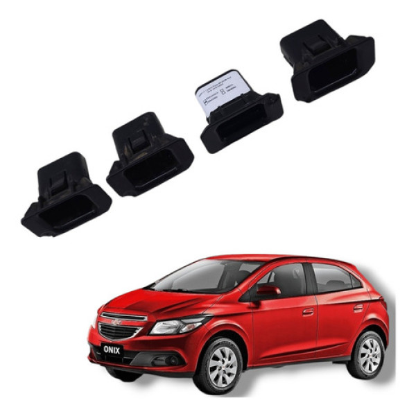 Jogo Guia Painel Instrumento Encaixe Cobalt Onix Spin 2019 Preto