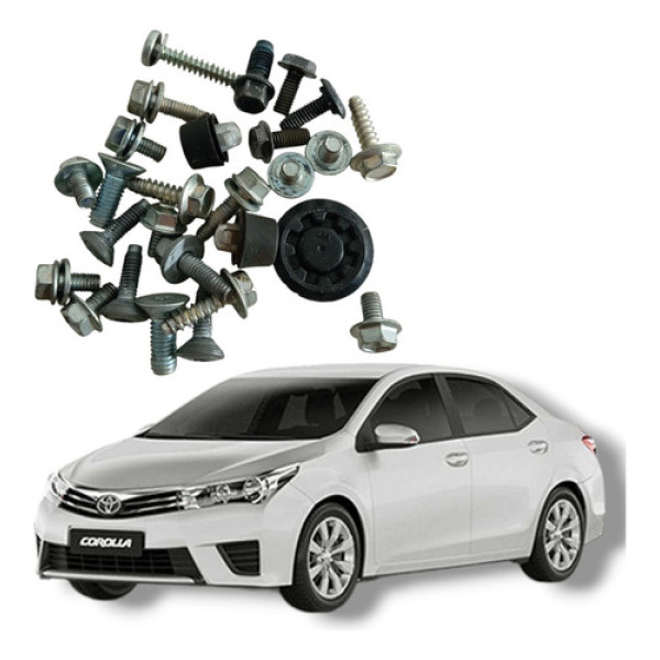 Jogo Parafusos Porta Dianteira Direita Toyota Corolla 2016