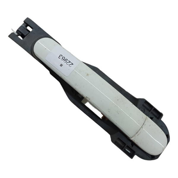 Maçaneta Externa Traseira Esquerda Vw Gol Fox Saveiro 11 Branco Traseira