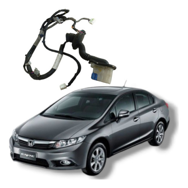 Chicote Porta Dianteira Esquerda Honda Civic Lxs 2012 2016
