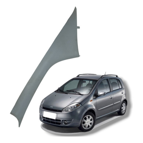 Moldura Coluna Dianteira Esquerda Chery Face 2010