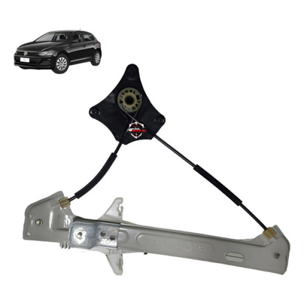 Máquina Vidro Traseiro Direito Volkswagen Polo 2019