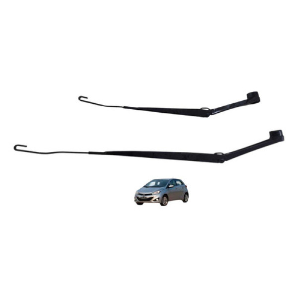 Par Braço Limpador Parabrisa Hyundai Hb20 2013 W000028488 Esquerdo