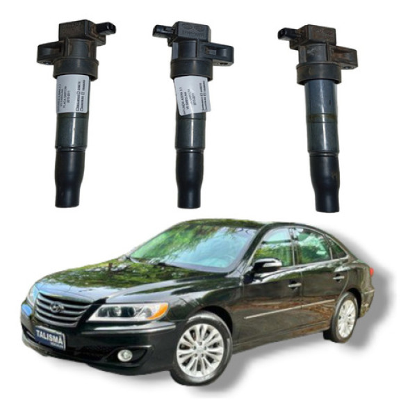 Jogo Bobina Ignição Hyundai Azera 2008 A 2012