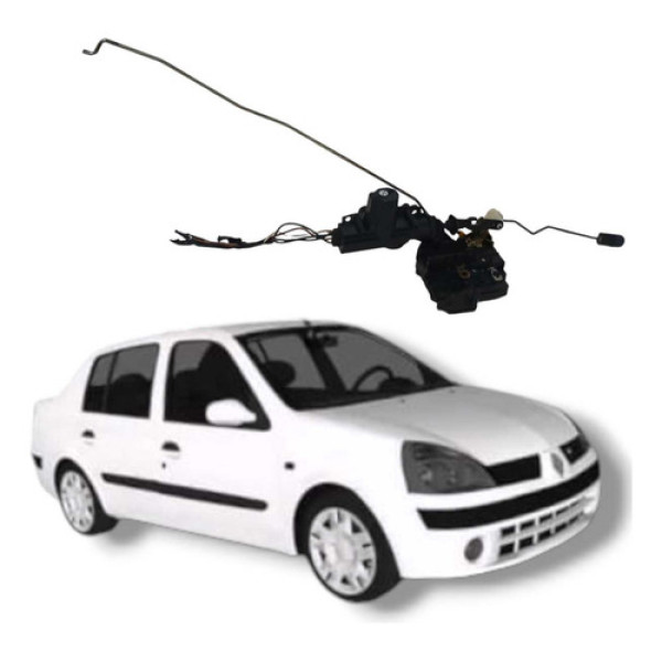 Fechadura Dianteira Esquerda Completa Renault Clio Megane 04
