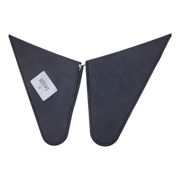 Par Moldura Externa Retrovisor Ford Fiesta 2006 2s65a16004 Prateado