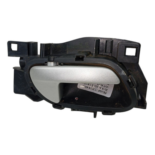 Maçaneta Interna Traseira Direita Peugeot 2008 2018 Cinza Traseira