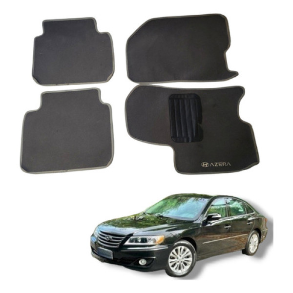 Jogo Tapete Assoalho Hyundai Azera 2009 A 2011 Cinza