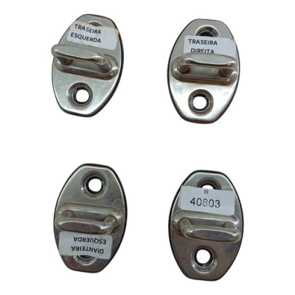 Jogo Batente Porta Vw Gol Voyage Up G5 G6 G7 G8 2010 2023 Cinza