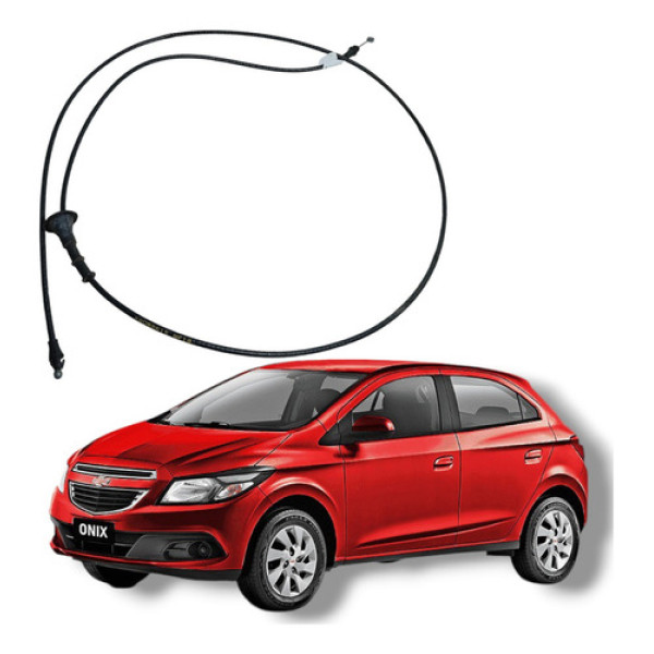 Cabo Capô Abertura Puxador Alavanca Onix Prisma 2013 A 2019