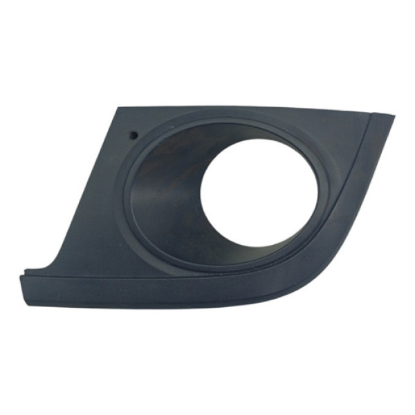 Moldura Farol Milha Esquerdo Vw Fox Crossfox Space 2004 2017 Preto