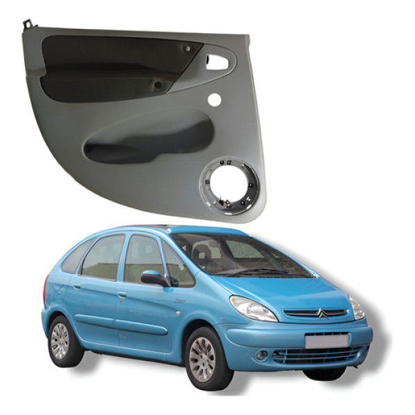 Forro Porta Traseira Esquerda Citroën Xsara Picasso 04 Cinza