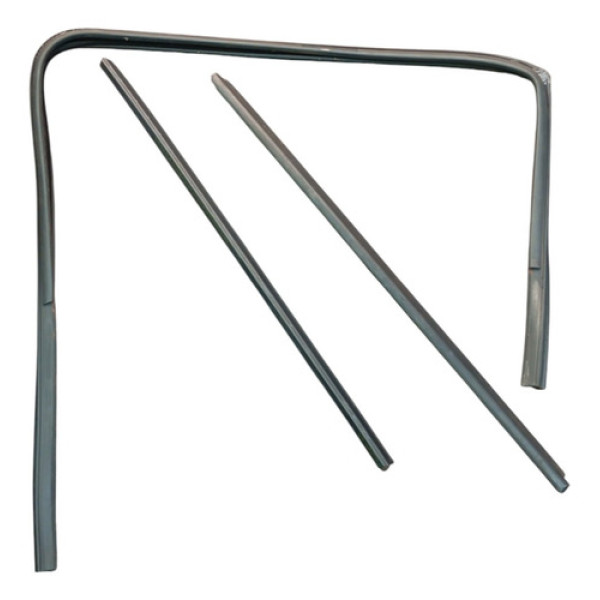 Borracha Pestana Traseira Direita Vw Gol 2017 2023 Preto