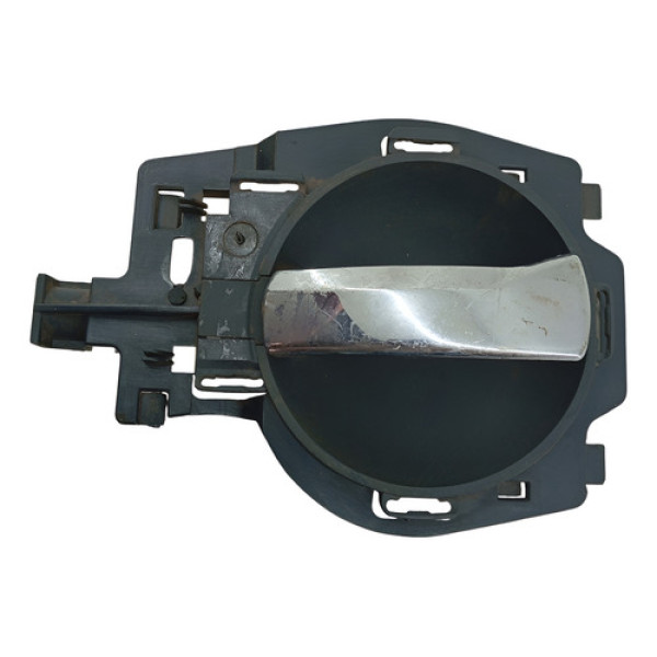 Macaneta Interna Traseira Esquerda Citroen C3 2006 2012 Preto Traseira