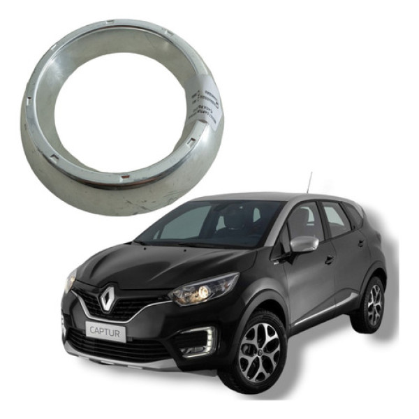 Acabamento Farol Milha Renault Captur 2018 A 2021 Cinza