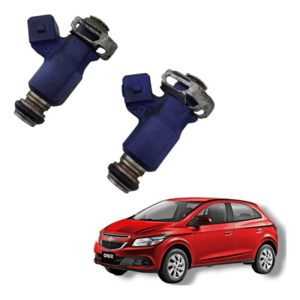 Par Bico Injetor 1.0 8v Flex Gm Onix Prisma 2013 A 2020