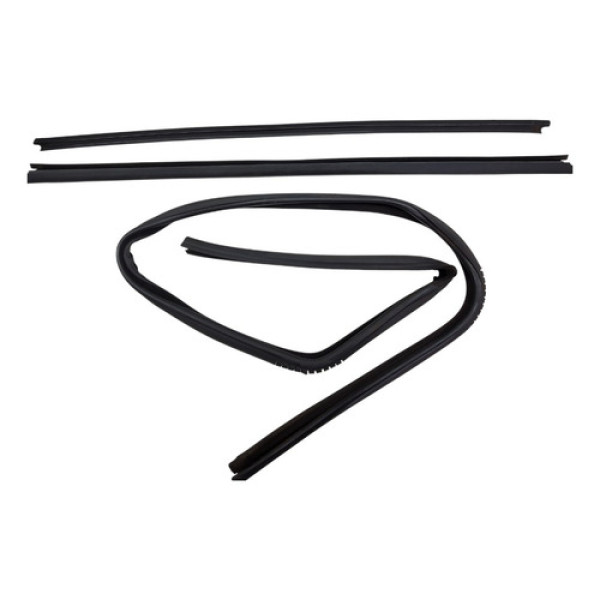 Borracha Pestana Porta Dianteira Esquerda Gm Celta 2007 2010 Preto