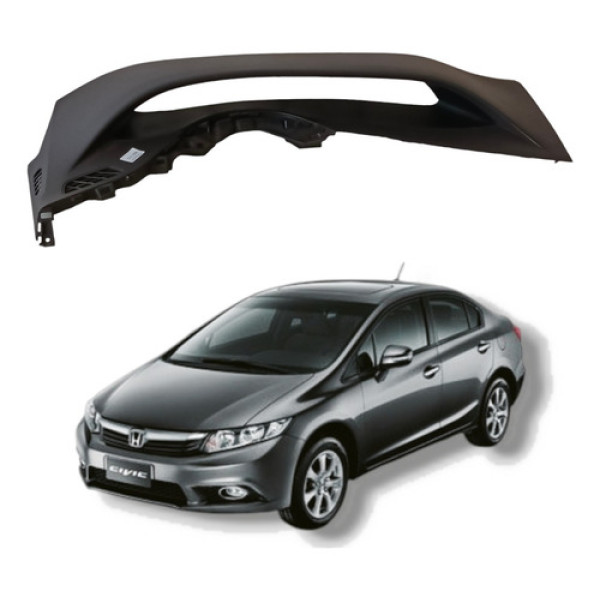 Moldura Painel Instrumentos Honda Civic Lxs 2012 2016 Bege