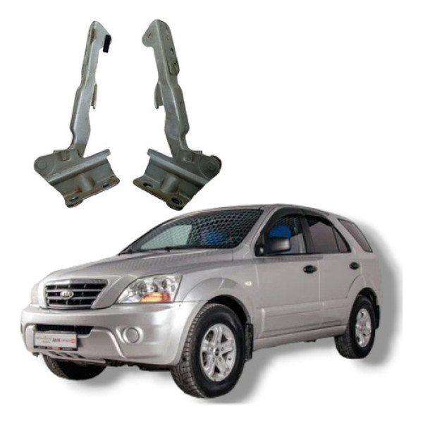 Par Dobradiça Capô Kia Sorento 2006 A 2013
