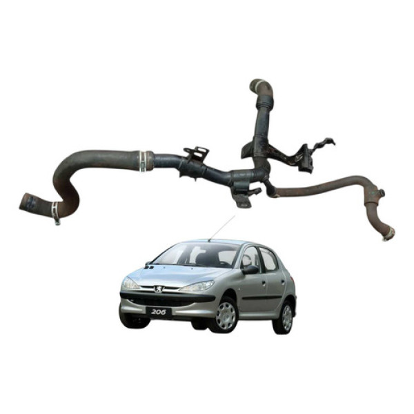 Mangueira Inferior Radiador Peugeot 206 1.4 2008