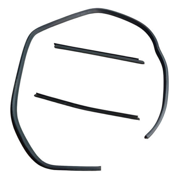 Borracha E Pestana Porta Traseira Le Gm Celta Life 2011 Preto