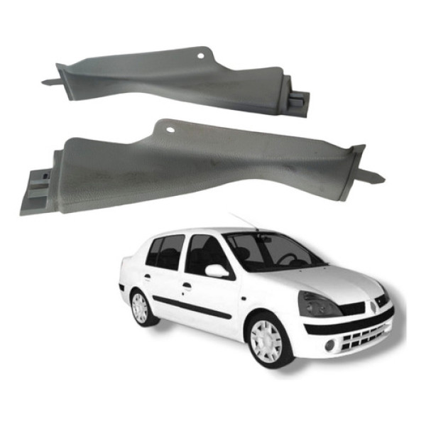 Par Acabamento Superior Soleira Traseira Renault Clio 2004