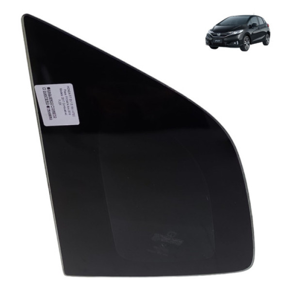 Vidro Fixo Traseiro Esquerdo Honda Fit 2017
