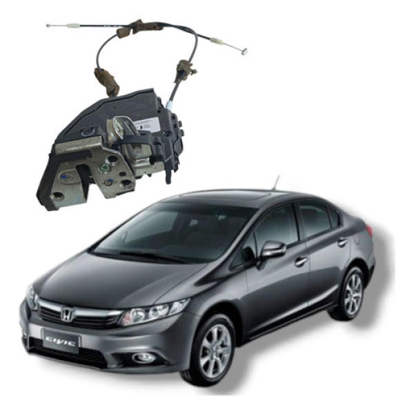 Fechadura Elétrica Traseira Direita Honda Civic Lxs 2012 16