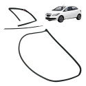 Jogo Borracha Porta Dianteira Direita Chevrolet Onix 2014
