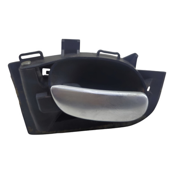Maçaneta Interna Diant Esquerda Peugeot 207 2009 2014 Preto Dianteira