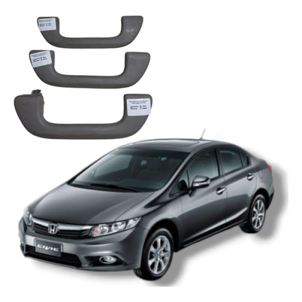 Jogo Alça Teto Puta Que Pariu Honda Civic Lxs 2012 2016