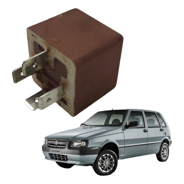 Rele Auxiliar Fiat Uno Mille 12v 1.0 2013 Água