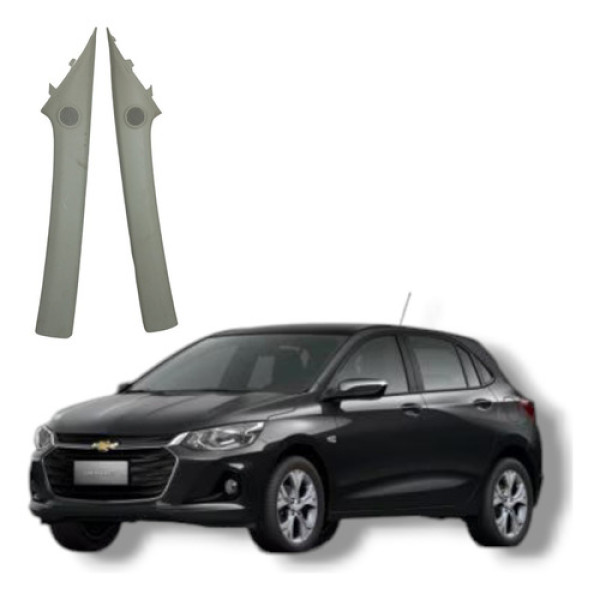 Acabamento Coluna Parabrisa Gm Onix Turbo 2020 A 2023