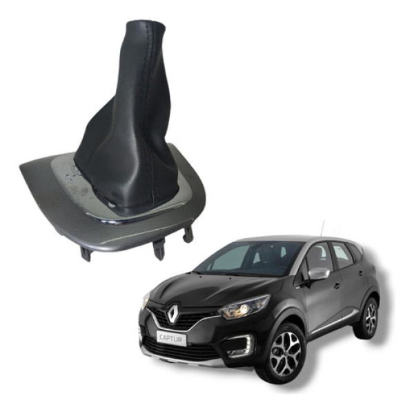Coifa Moldura Alavanca Câmbio Renault Captur 2018 A 2021