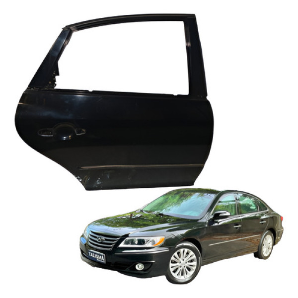 Porta Traseira Direita Hyundai Aazera 2009  2011 Traseira Direita Preto