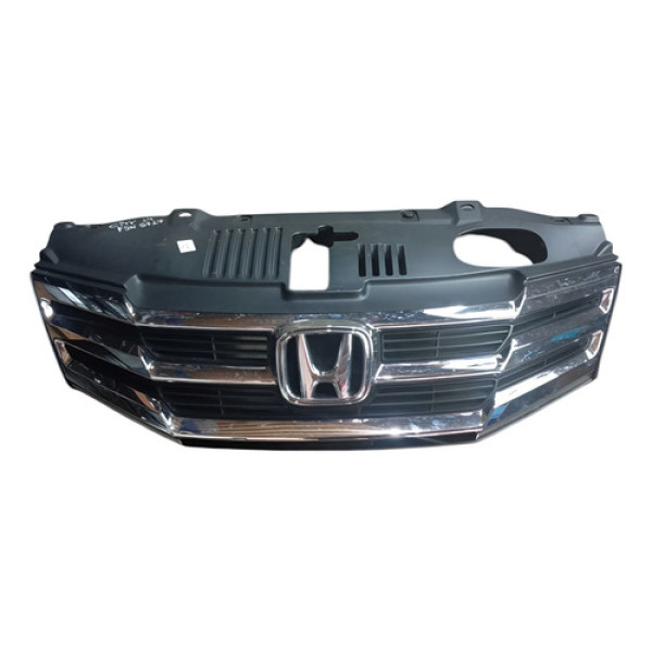 Grade Parachoque Dianteiro Honda City 2014  Preto Brilhante