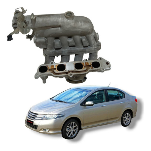 Coletor Admissão Honda City 2009 A 2013