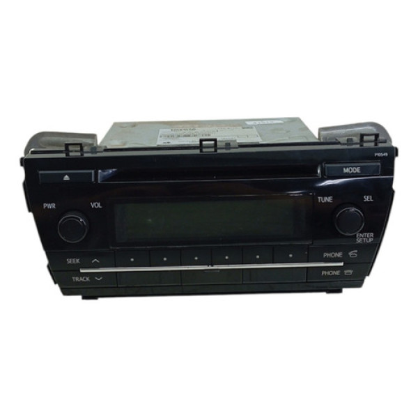 Multimidia Central Toyota Corolla 2015 2019 Preto