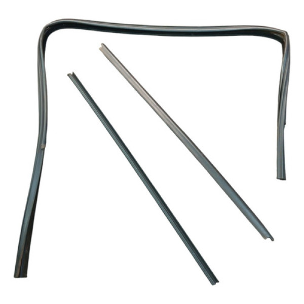 Borracha Pestana Porta Traseira Direita Vw Gol 2017 2023 Preto