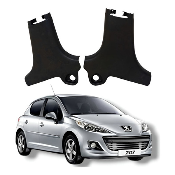 Par Acabamento Coluna Central Peugeot 207 2010