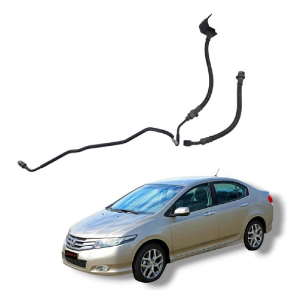 Par Flexível Freio Traseiro Direito Honda City 2009 A 2013
