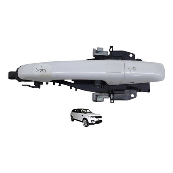 Maçaneta Externa Porta Dianteira Le Range Rover Sport 2014 Branco Dianteira