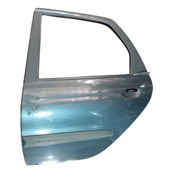 Porta Traseira Lado Esquerdo Renault Scenic 2001 Traseira Esquerdo Cinza